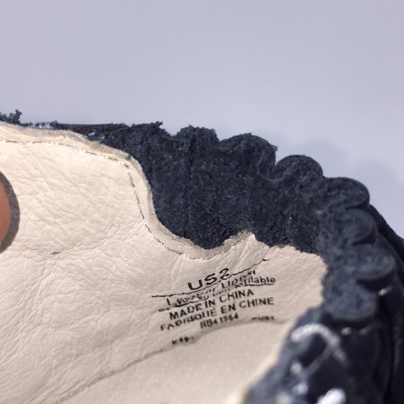 Robeez Infant Boys Nautical Leather Shoes Size 2 - Picture 10 of 11